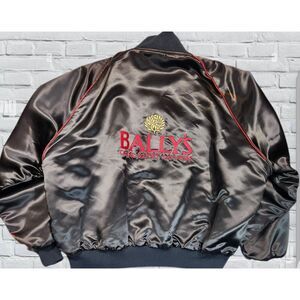 Vintage Bally’s Casino Las Vegas XL Bomber Jacket with Large Back Embroidery